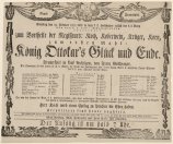 Abb. 3 / Theaterzettel zur Uraufführung von König Ottokars Glück und Ende, 1825