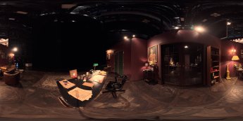 360° Bild Bühnenbild Intendantenbüro