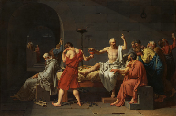 Jacques-Louis David: Der Tod des Sokrates (1787)